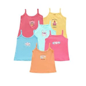 KIKE Baby Vest White Baniyan Cotton Inner wear Vest for Baby Boy & Baby Girls Toddler Vest Pack of 6