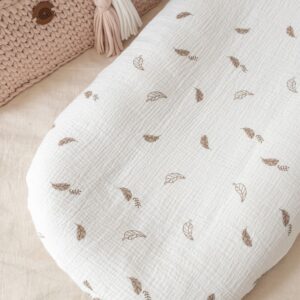 Trendy muslin cover for lounger nest for newborn…