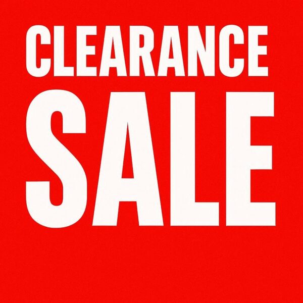 Clearance sale